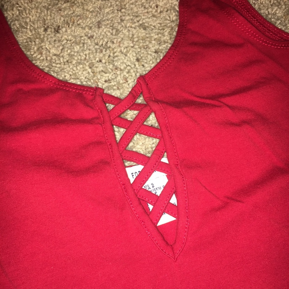Red Body Suit - Picture 3 of 5